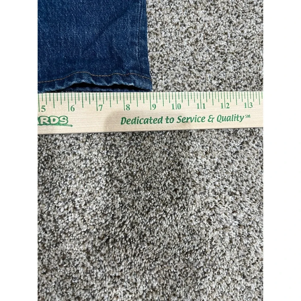 Madewell Mens Vintage Straight Jeans Blue Denim Button Fly 36x32